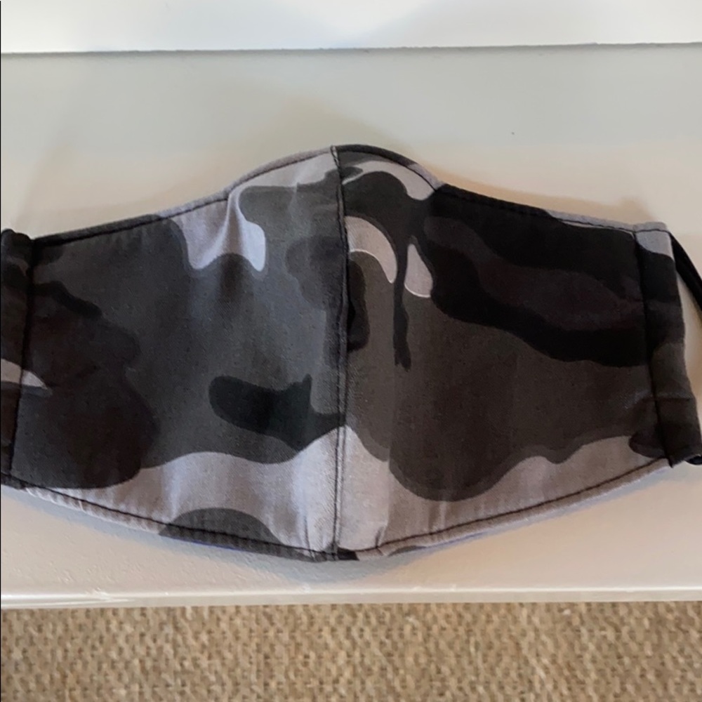 Gray cameo mask